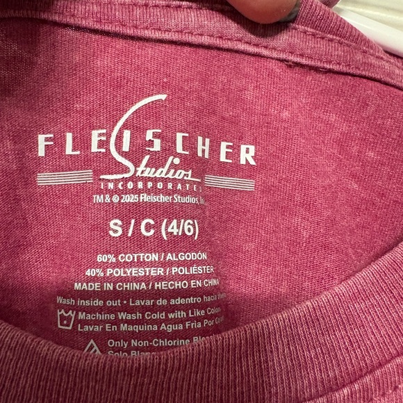 Betty Boop Graphic Crop Tee - Picture 4 of 6